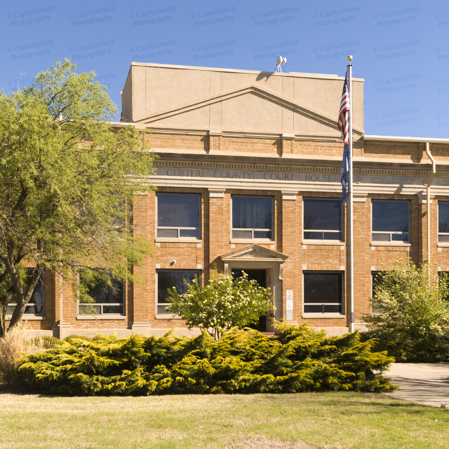 Custer County Courthouse (Arapaho, Oklahoma) Stock Images Photos