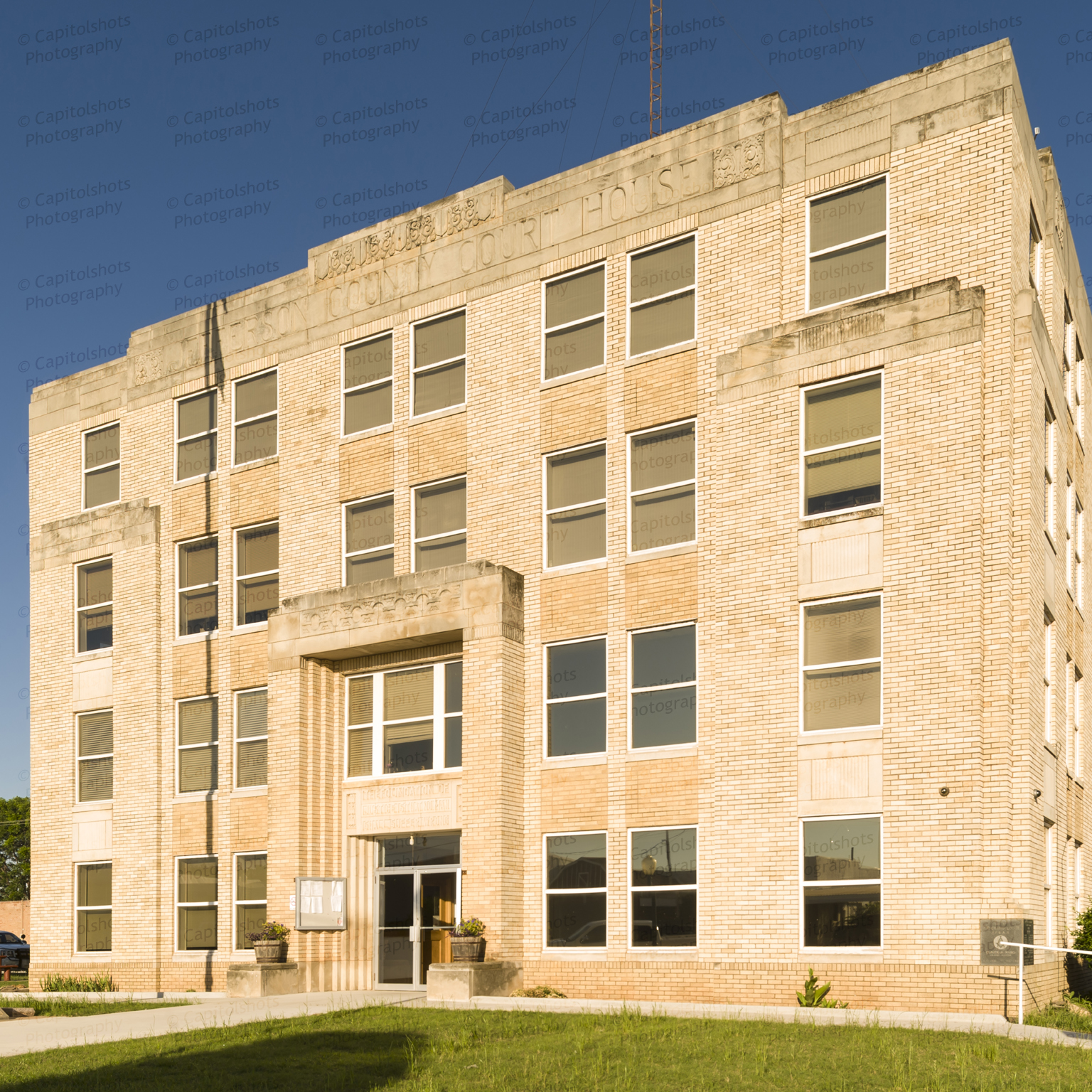 Jefferson County Courthouse (Waurika, Oklahoma) Stock Images Photos