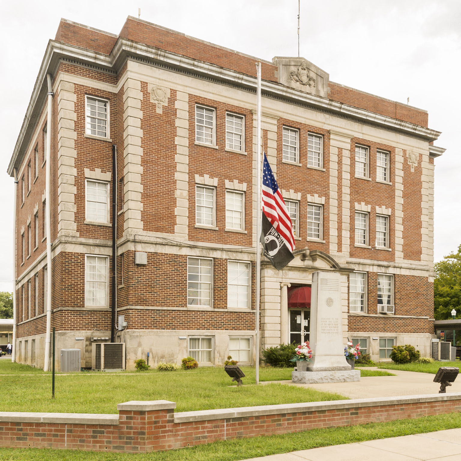 Perry County Courthouse (Linden, Tennessee) Stock Images Photos