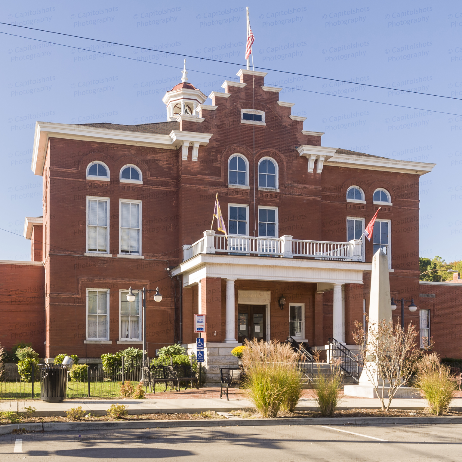 Trousdale County Courthouse (Huntsville, Tennessee) Stock Images Photos