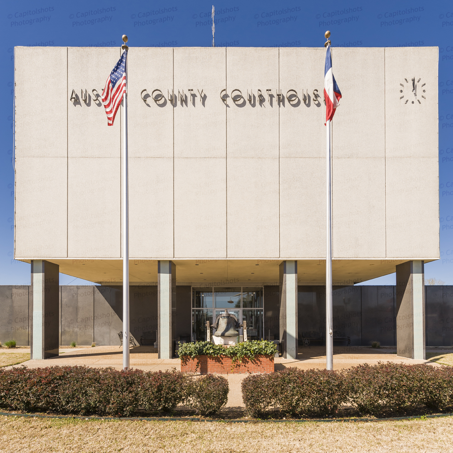Austin County Courthouse (Bellville, Texas) Stock Images Photos