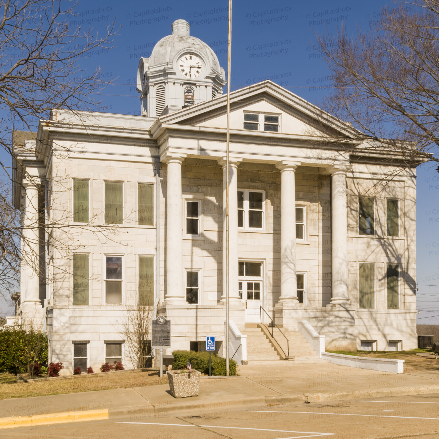 Franklin County Courthouse (Mount Vernon, Texas) Stock Images Photos