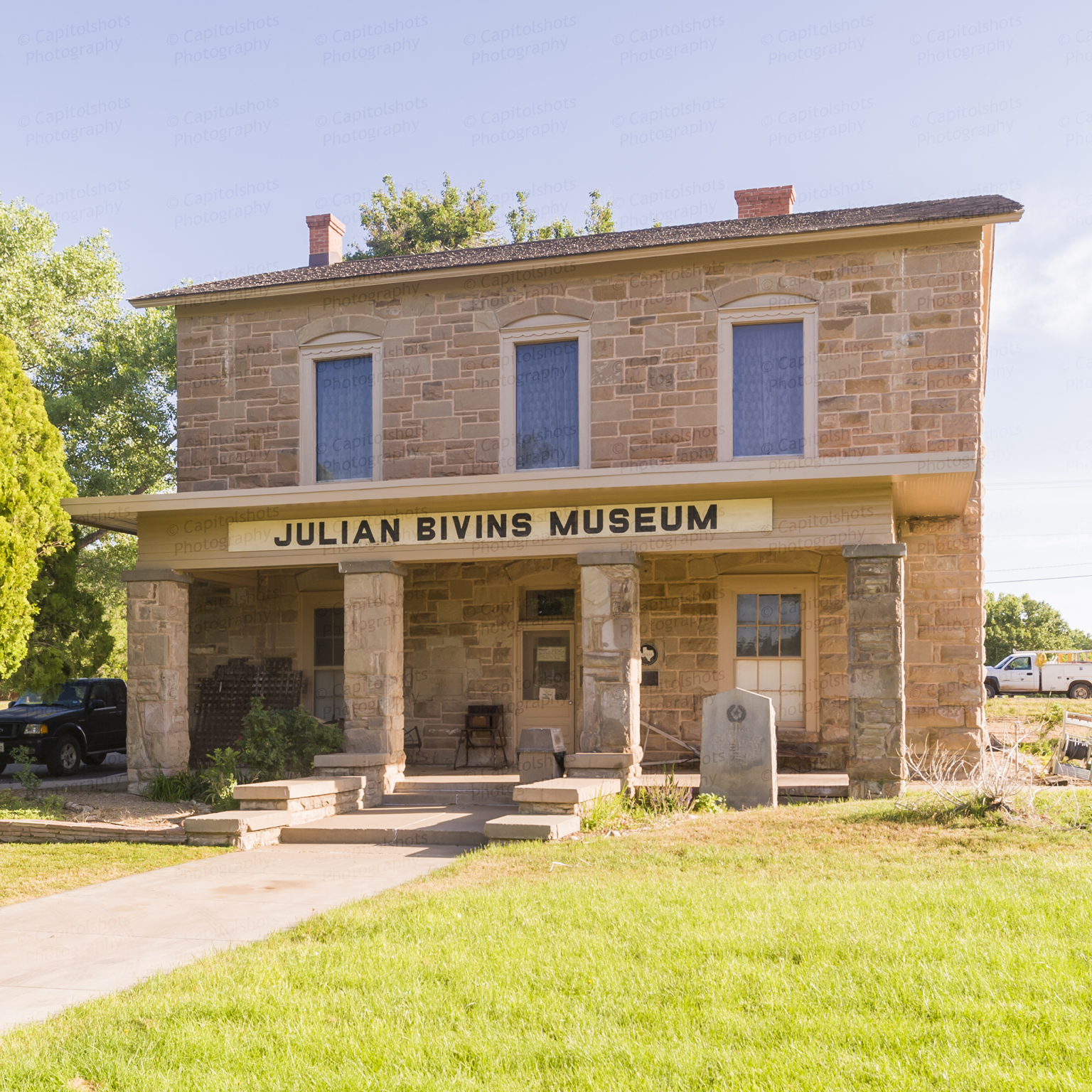 Historic Oldham County Courthouse (Tascosa, Texas) Stock Images Photos