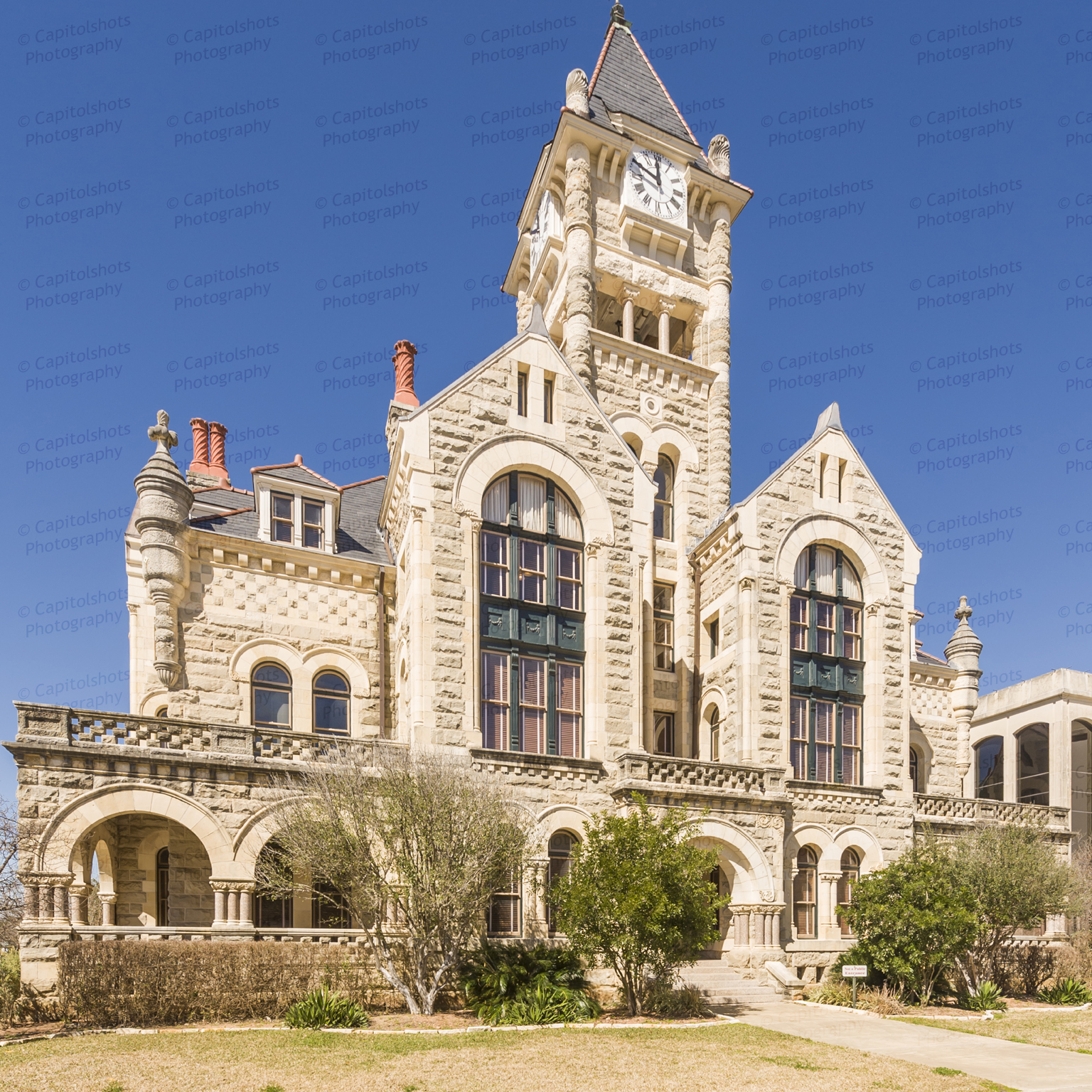 Historic Victoria County Courthouse (Victoria, Texas) Stock Images Photos