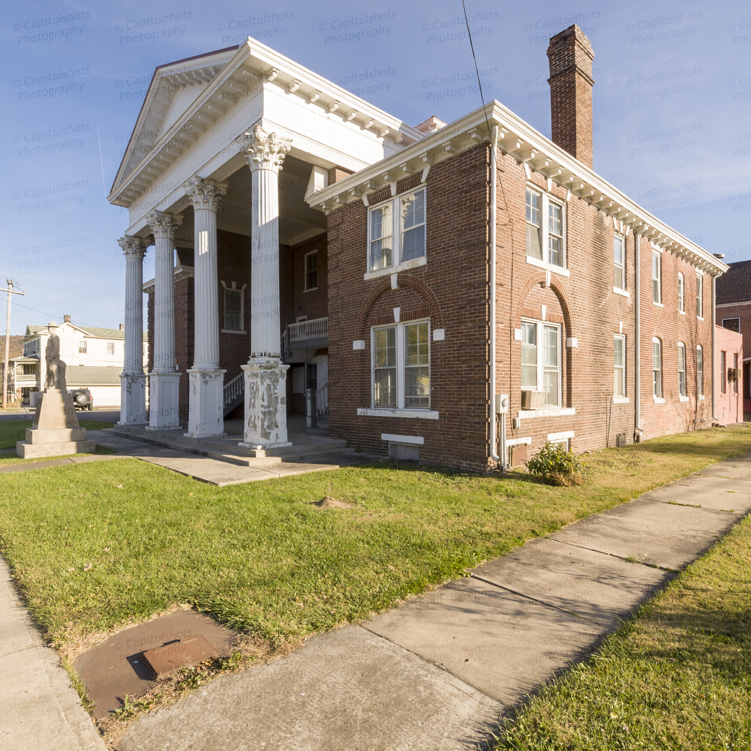 Old Grant County Courthouse (Petersburg, West Virginia) Stock Images