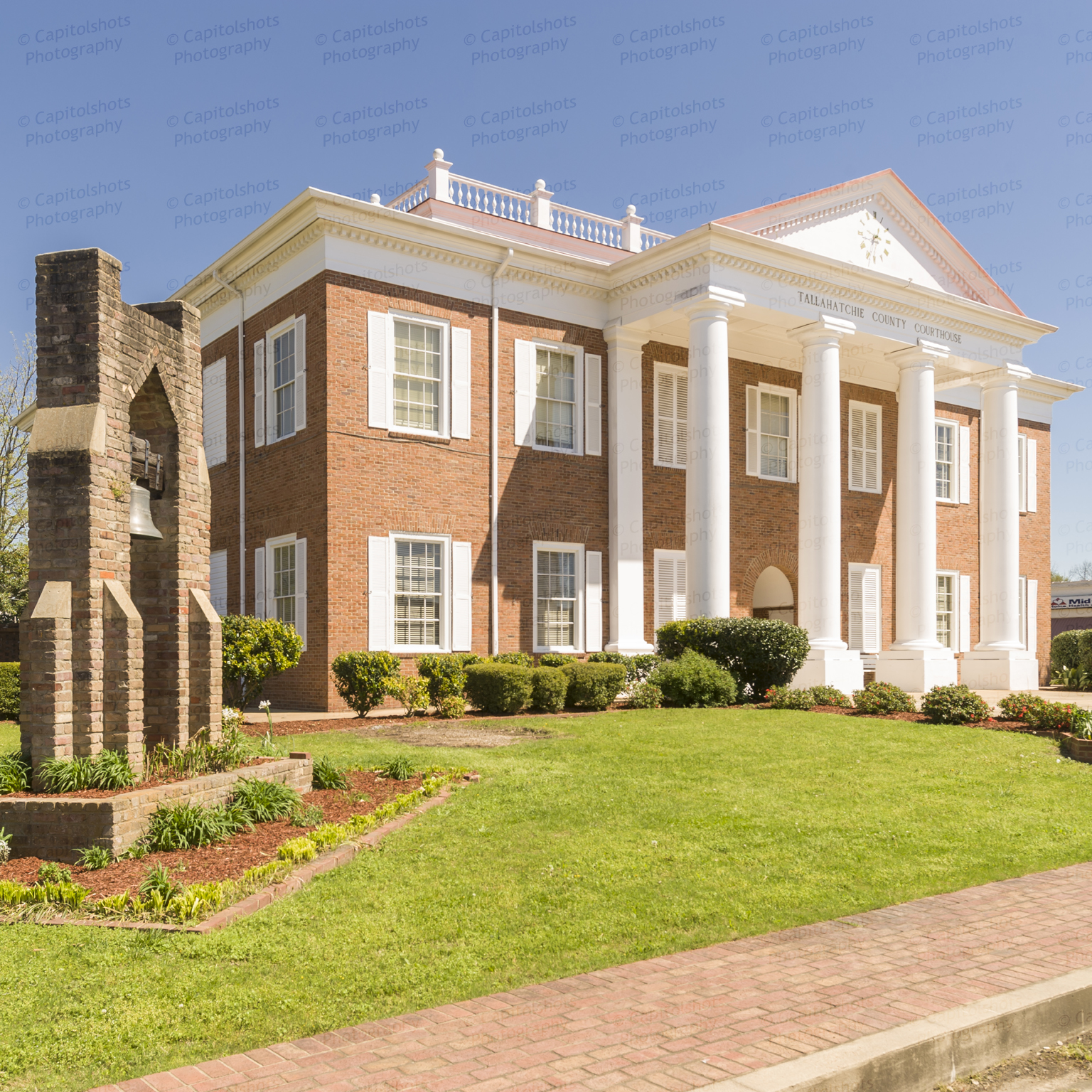 Tallahatchie County Courthouse (Charleston, Mississippi) Stock Images