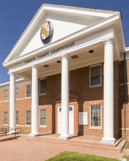 Charles County Courthouse (La Plata, Maryland) | Stock Images | Photos