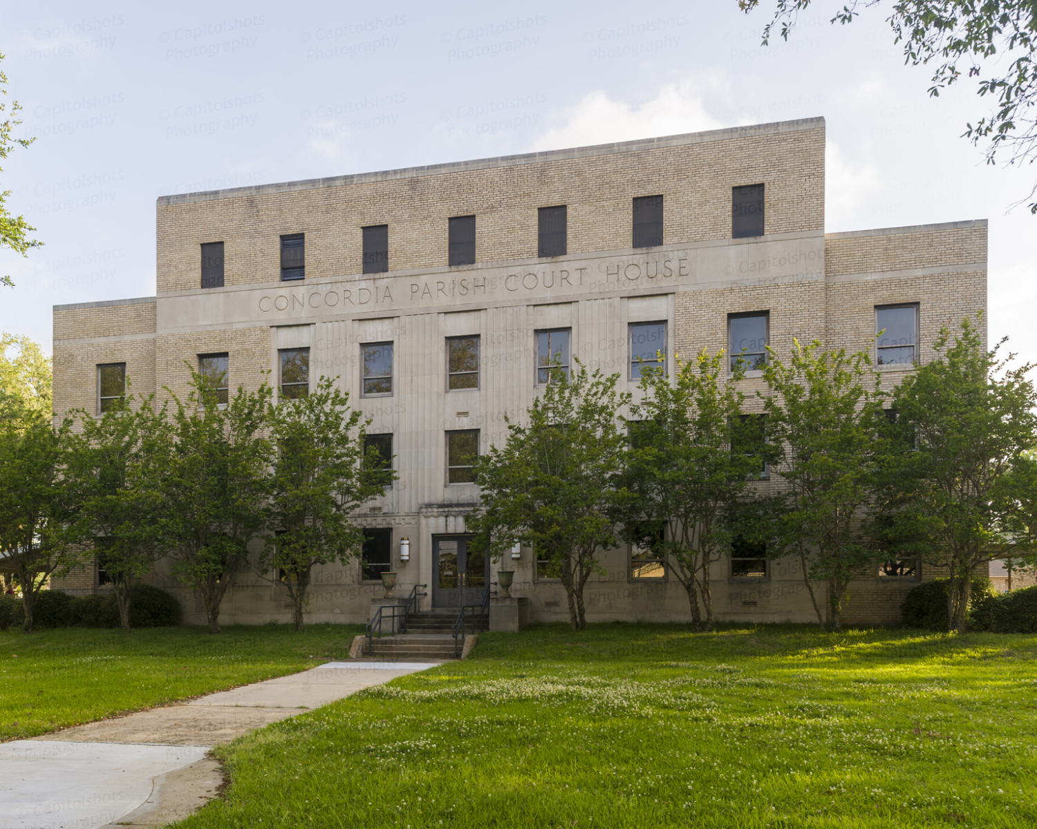 Historic Concordia Parish Courthouse (Vidalia, Louisiana) Stock Images Photos